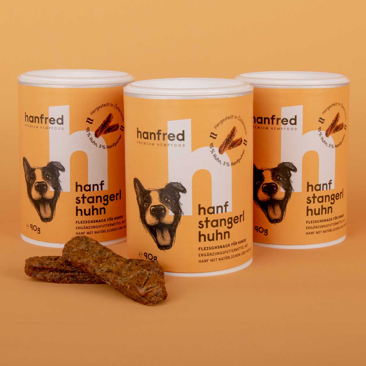 Hanfred Hanf Stangerl Huhn