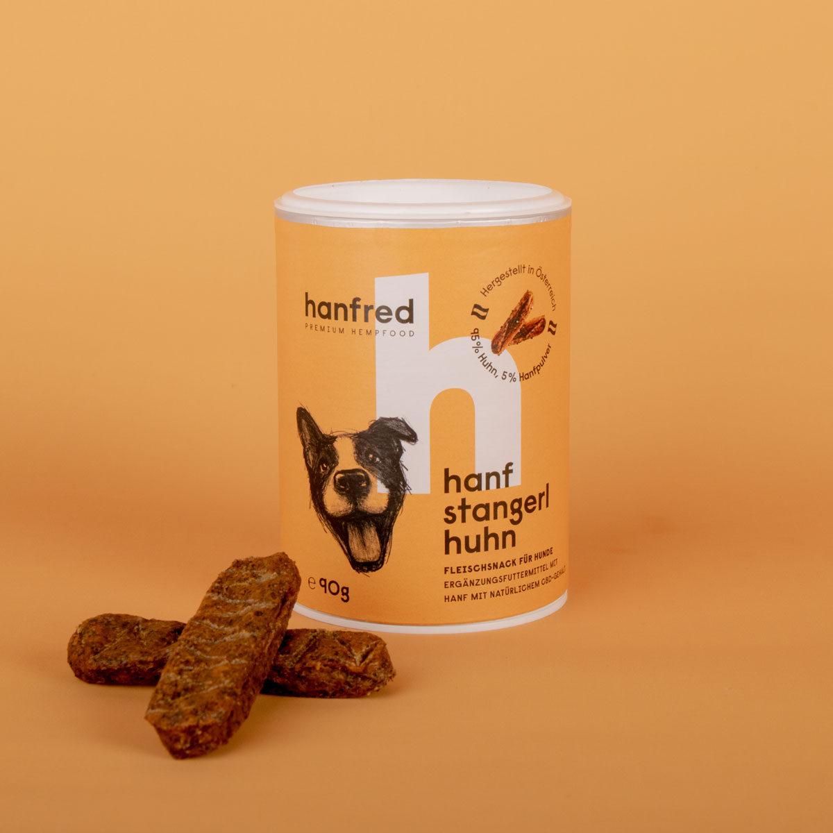 Hanfred Hanf Stangerl Huhn