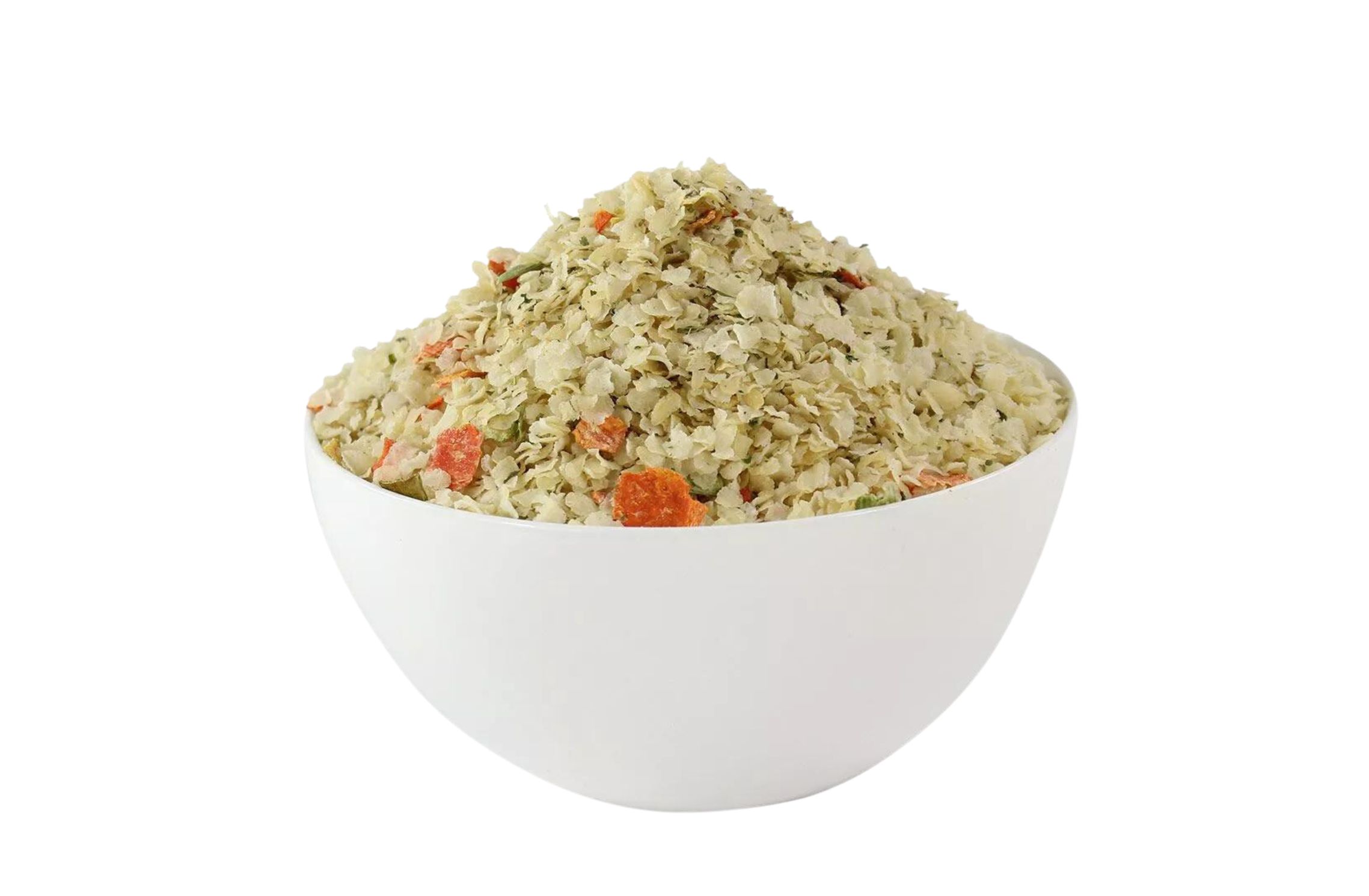 Reisflocken mit Gemüse